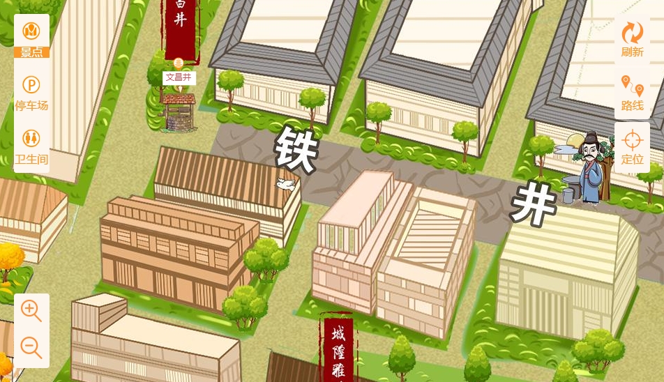 同仁智慧景区：手绘地图与语音导览的完美融合